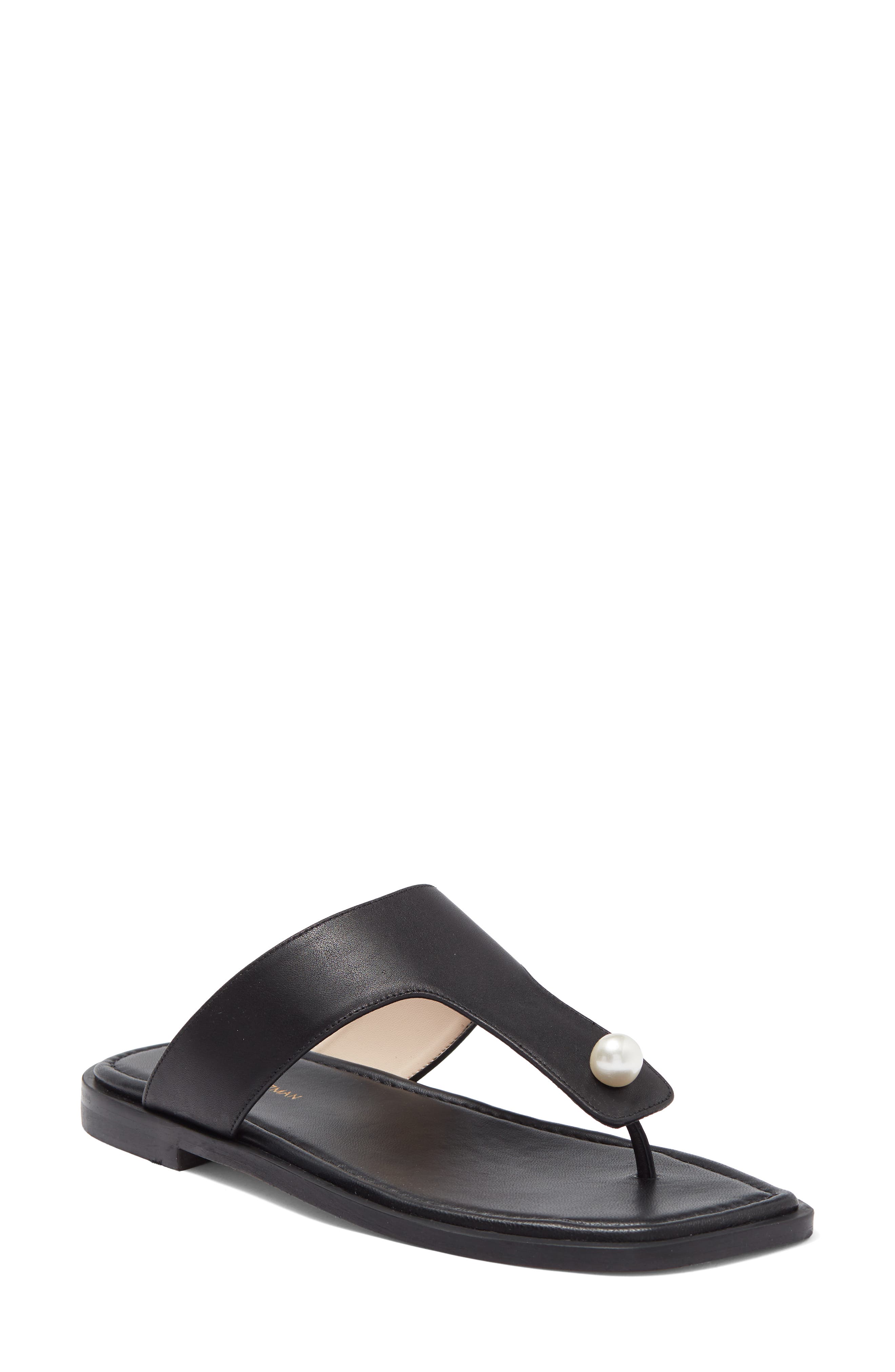 Stuart Weitzman Goldie Flat Sandal, Main, color, 