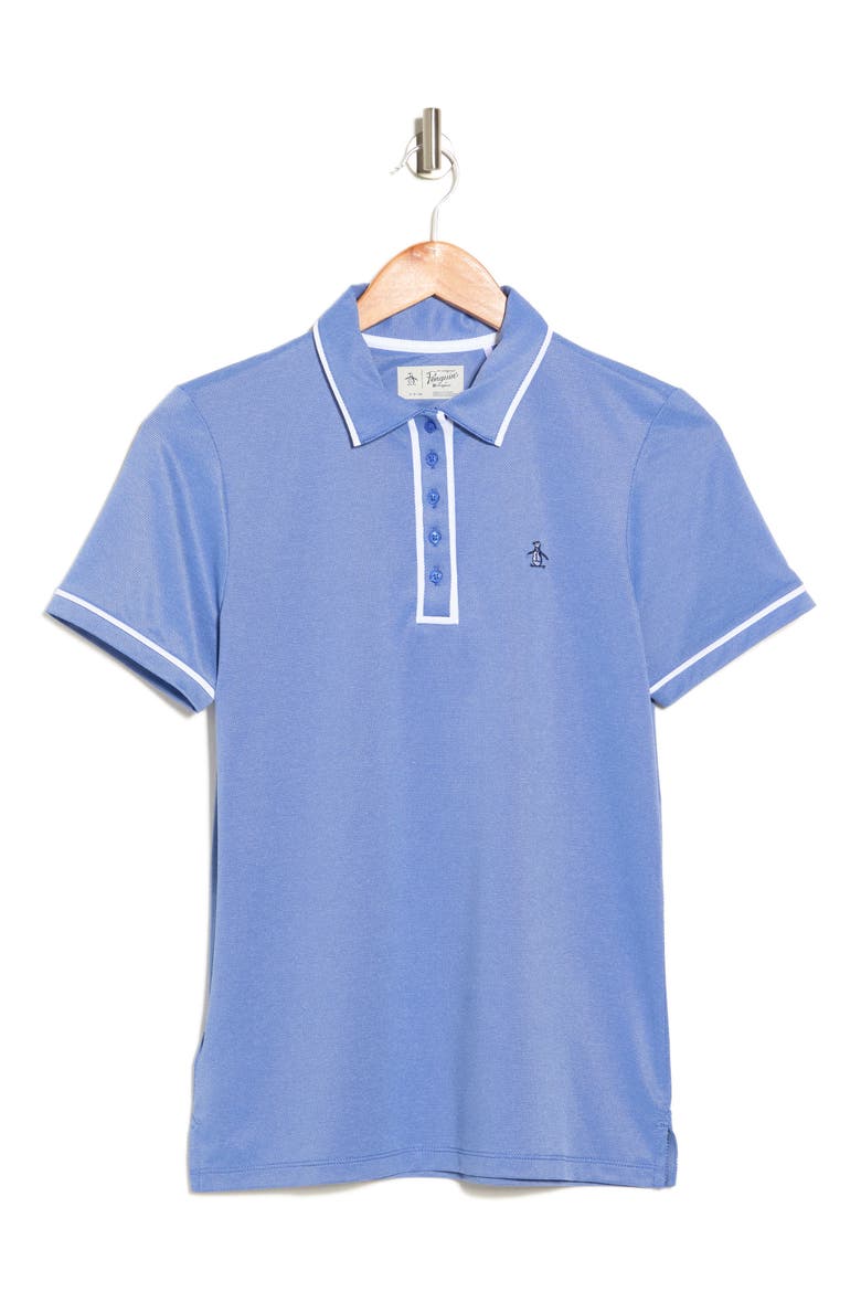 Performance Golf Polo, Alternate, color, BLUE TATTOO