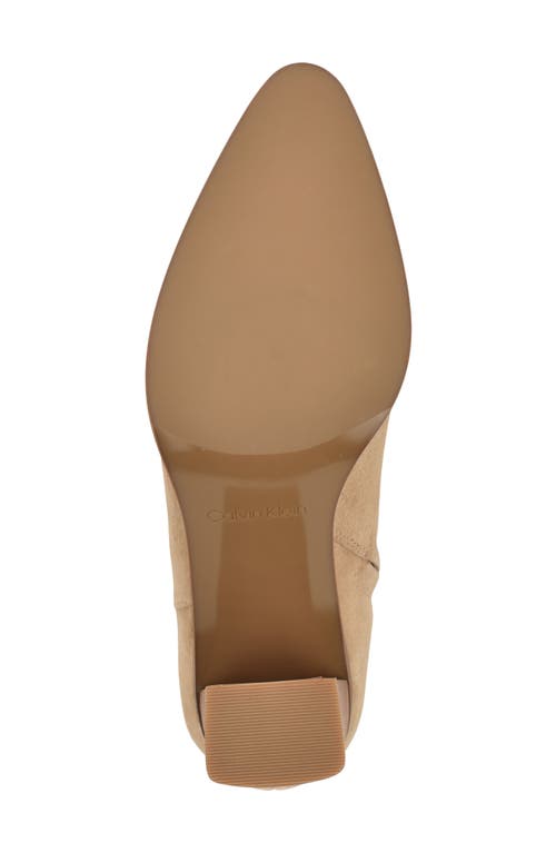 Calvin Klein Dezzi Bootie In Brown