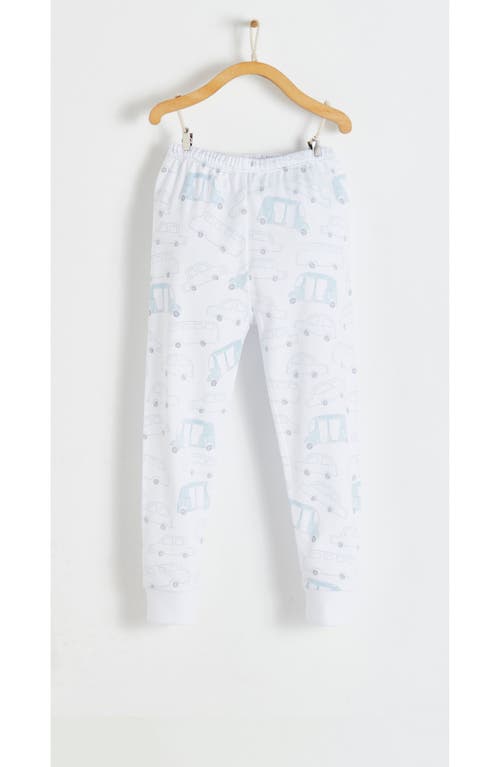 Babycottons Tuc Snug Fit Long Pajama Set For Infant In White