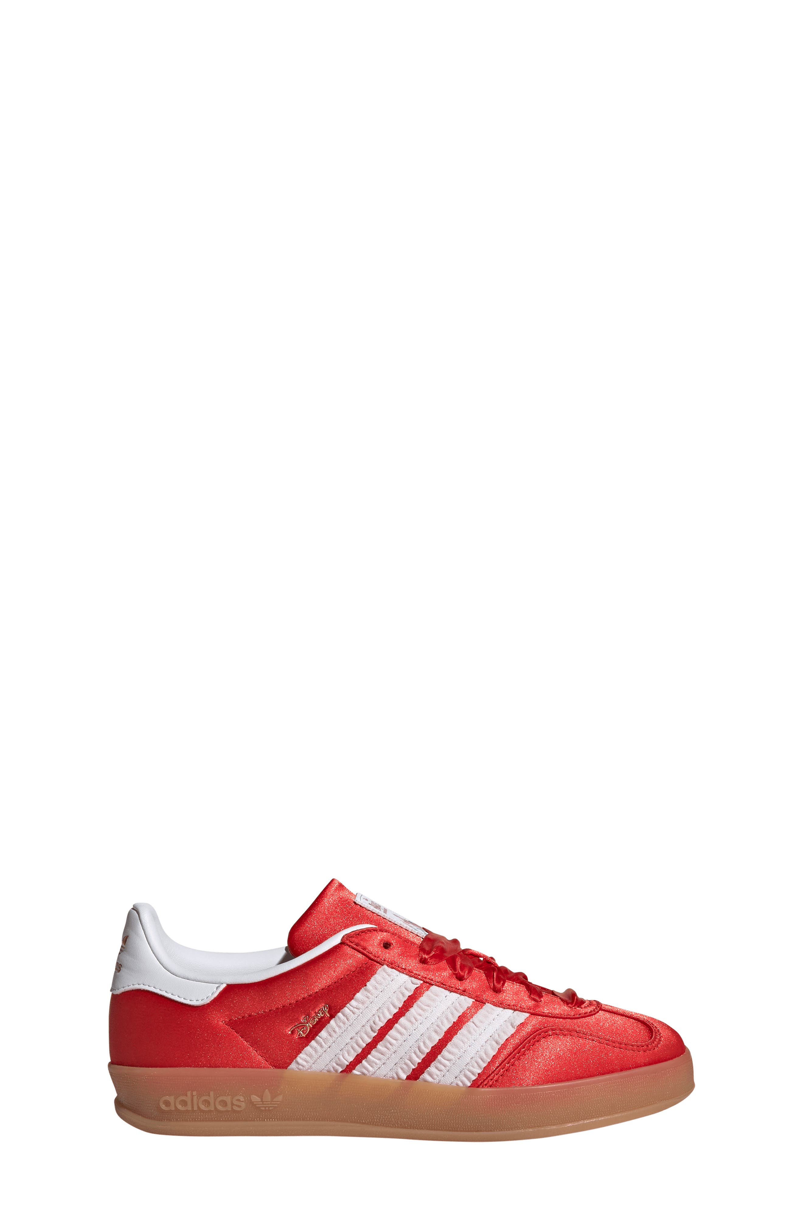 Kids' Gazelle Indoor Sneaker, Alternate, color, RED