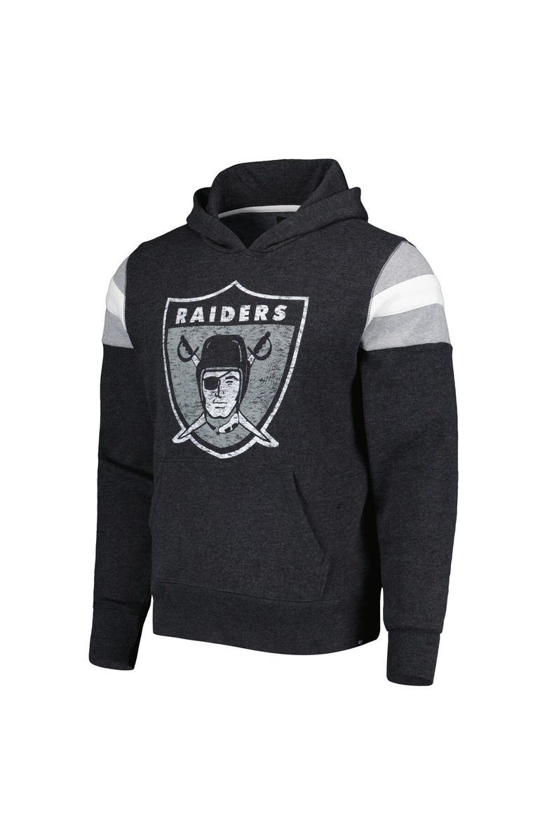 '47 Men's '47 Black Las Vegas Raiders Legacy Premier Nico Pullover Hoodie, Alternate, color, Black