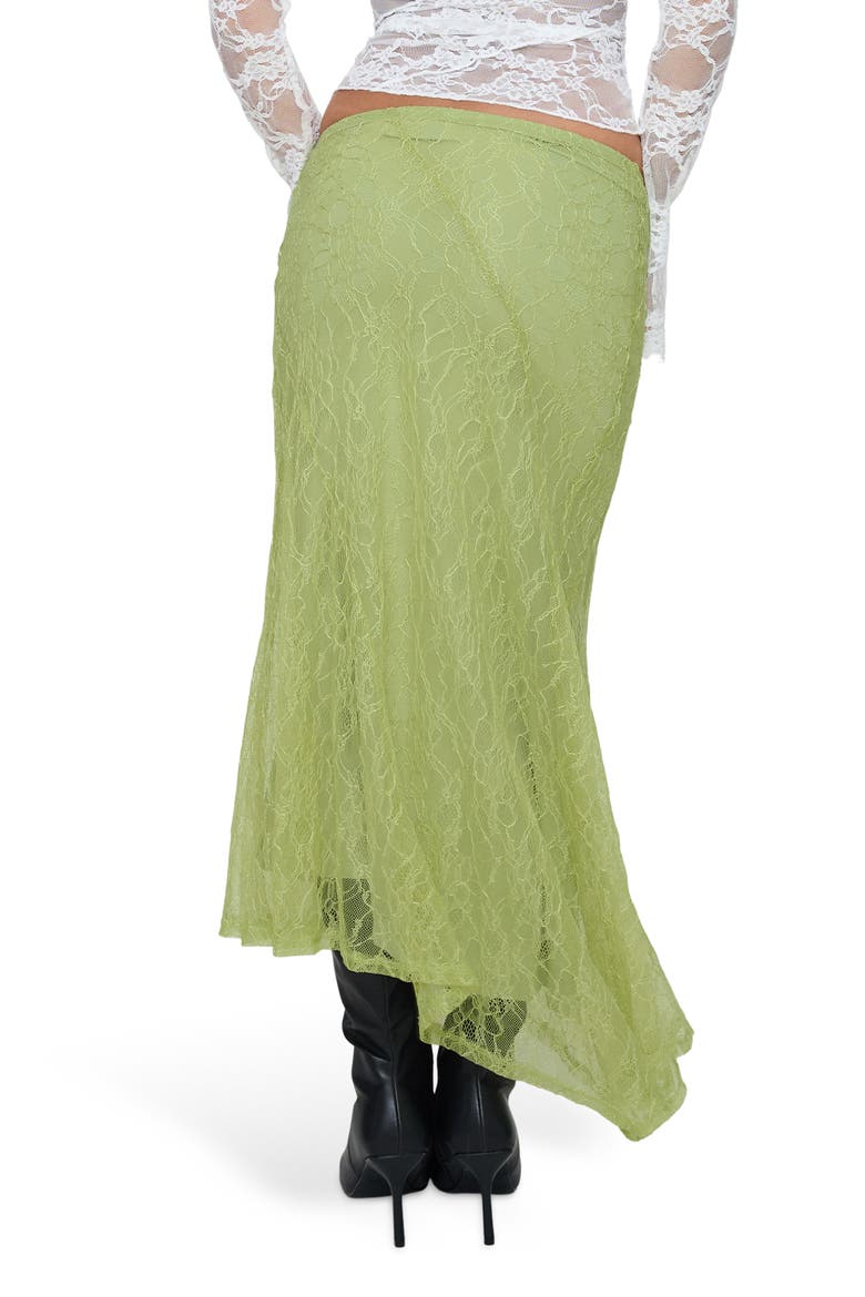 Lace Maxi Skirt, Alternate, color, GREEN