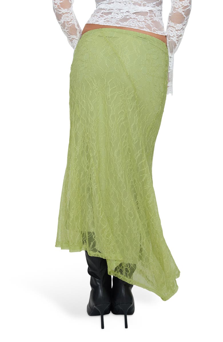 Princess Polly Lace Maxi Skirt, Alternate, color, Green