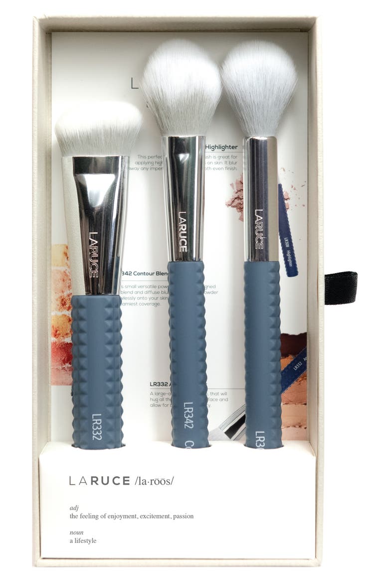 Lupe Cheek Brush Set (Nordstrom Exclusive), Alternate, color, DENIM