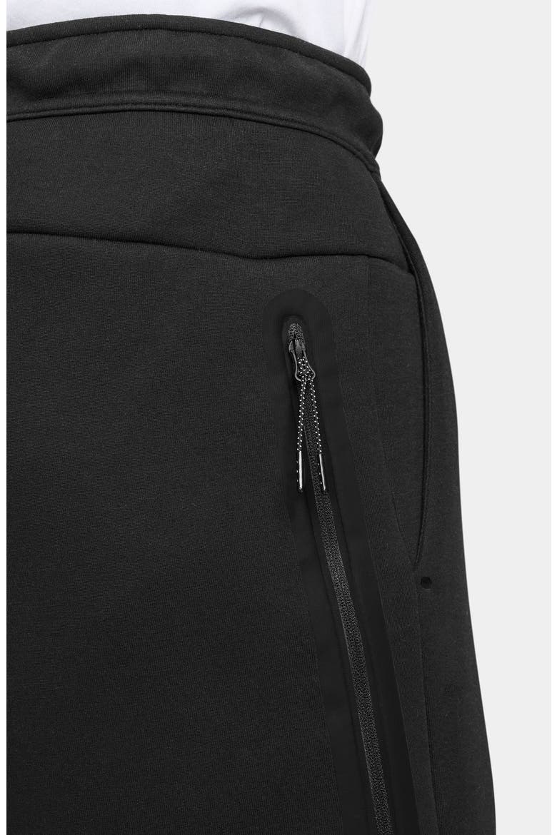 Tech Fleece Open Hem Sweatpants, Alternate, color, BLACK