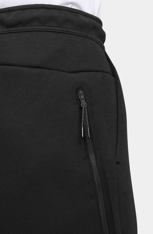 Nike Tech Fleece Open Hem Sweatpants In Black