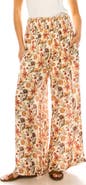 A COLLECTIVE STORY Floral Print Wide Leg Pants