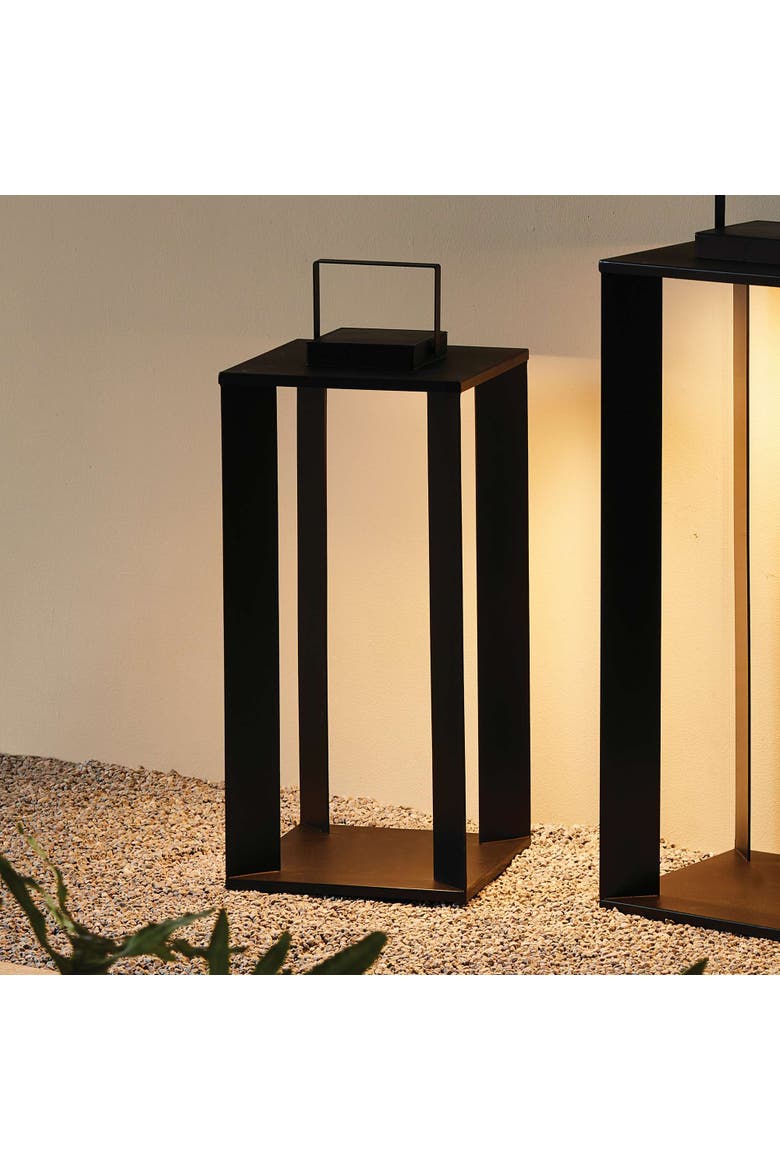 Hanley Solar Led Lantern 24", Alternate, color, Black