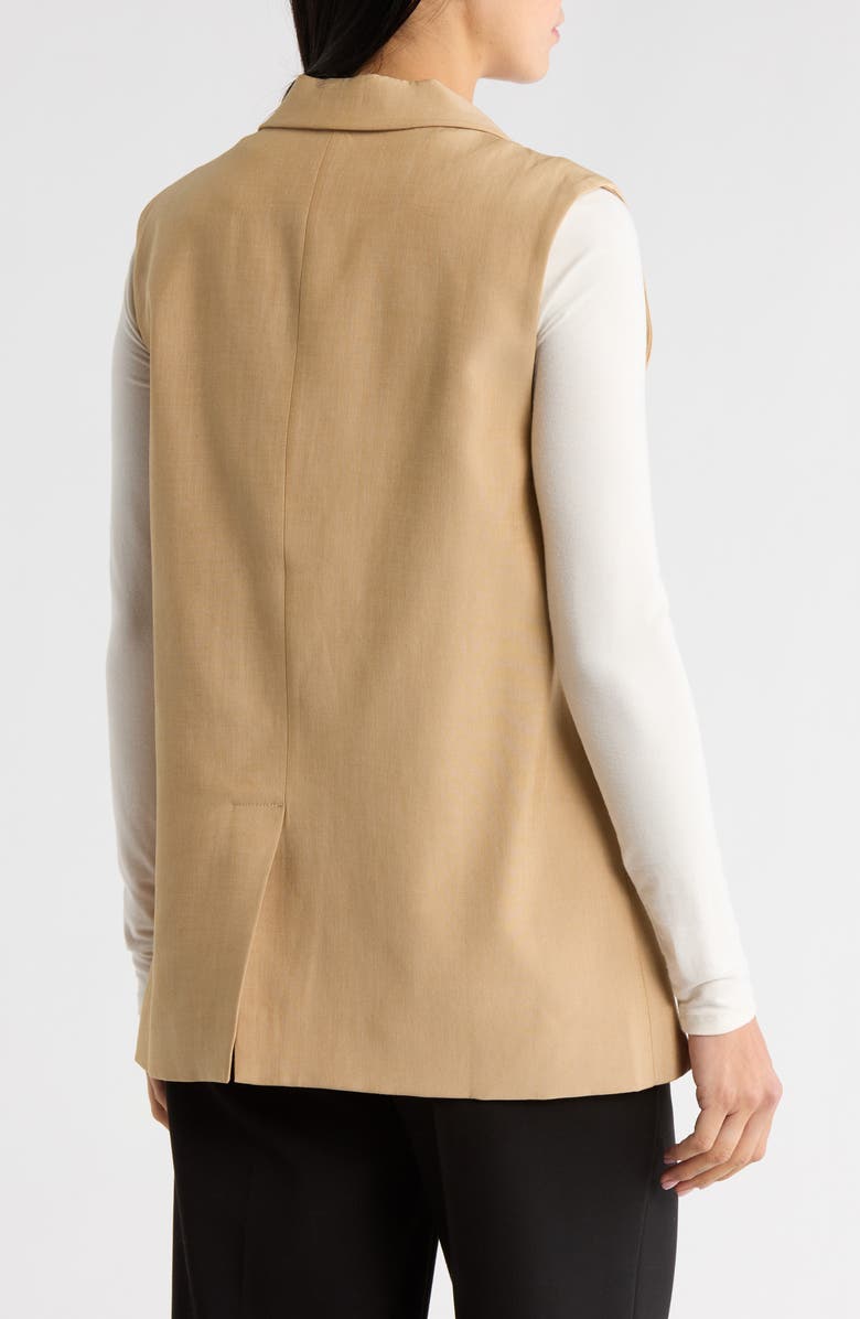 Lucy Paris Sanna Long Vest, Alternate, color, Camel