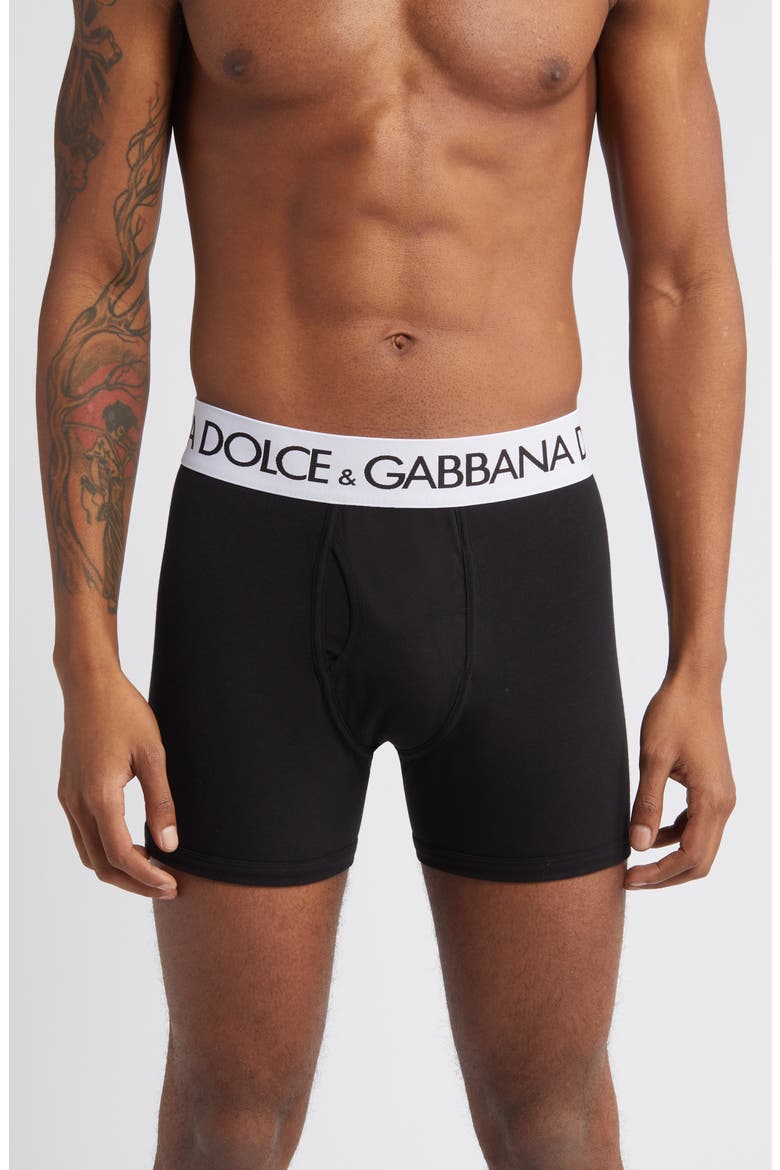 Long Fit Boxer Brief, Main, color, BLACK