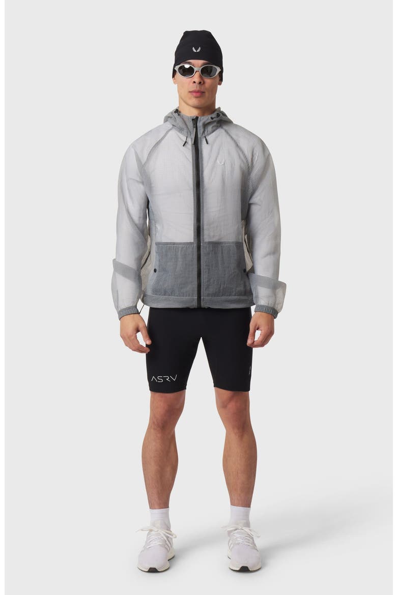 Weather-Ready Transparent Ripstop Shell Jacket, Alternate, color, Slate Grey