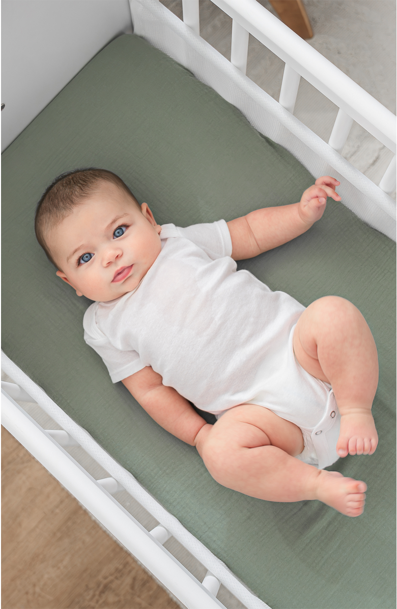 Comfy Cubs Wooden Bedside Bassinet Sleeper, Alternate, color, Light Wood