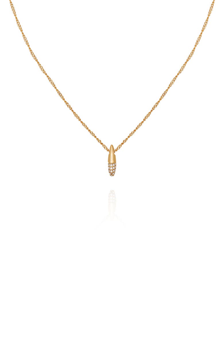 Vince Camuto Crystal Pendant Chain Necklace, Alternate, color,