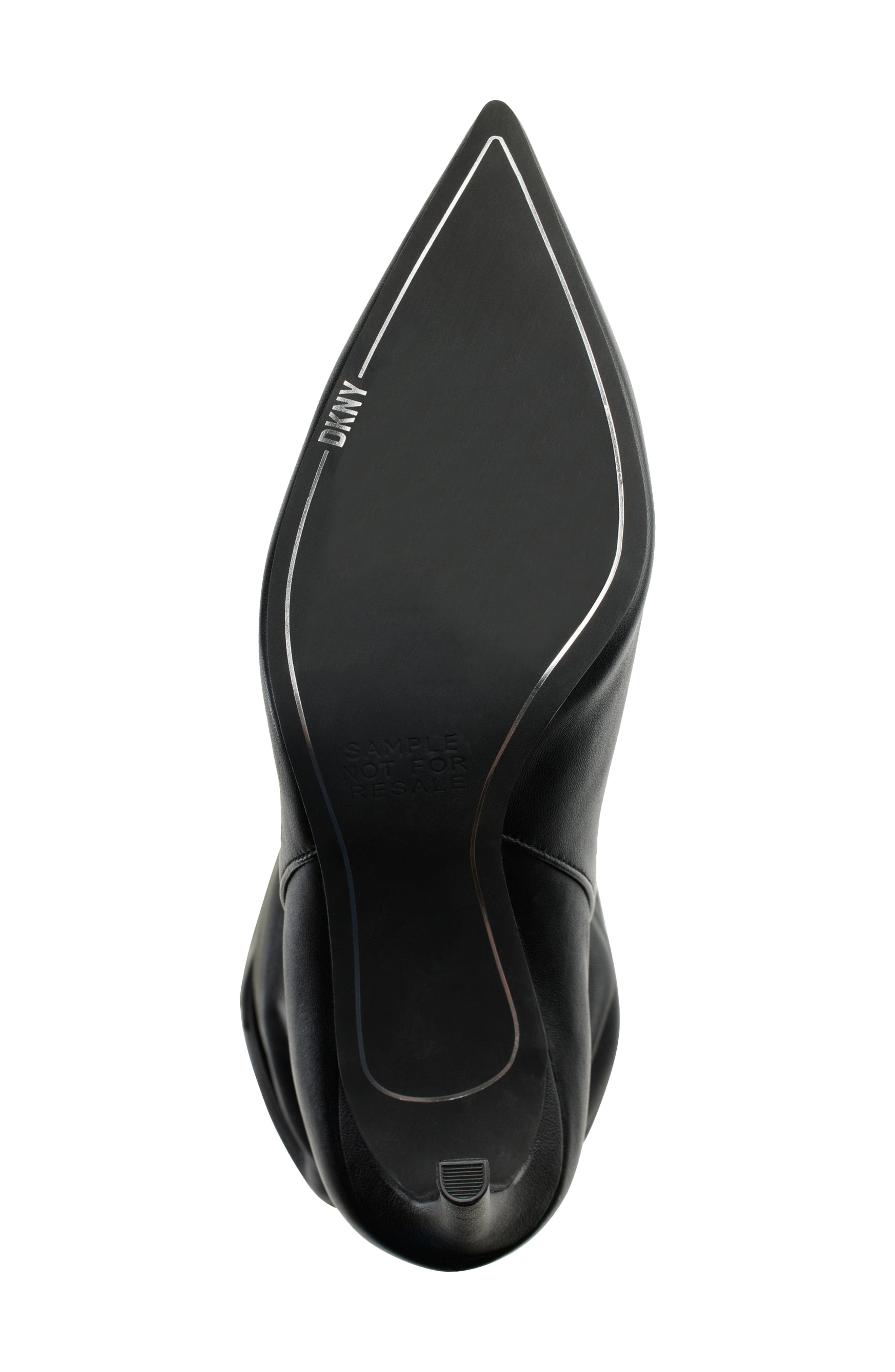 DKNY Maliza Pointed Toe Slouch Boot, Alternate, color, Black