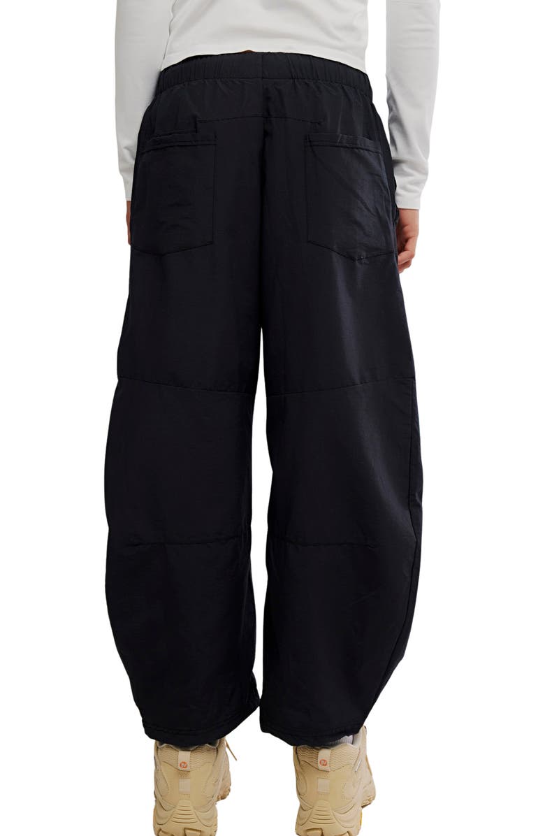 Free People Patch Game Day Pants, Alternate, color, Black
