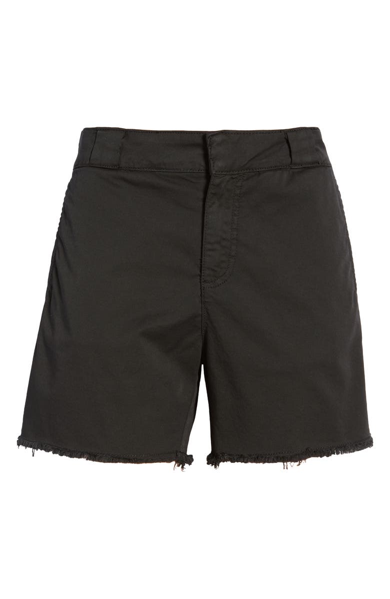 Sanctuary Daybreak Raw Hem Stretch Cotton Shorts, Alternate, color, 