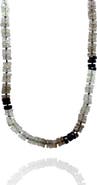 C. GRASSI Faceted Gemstone Necklace - Smoky Quartz Ombre