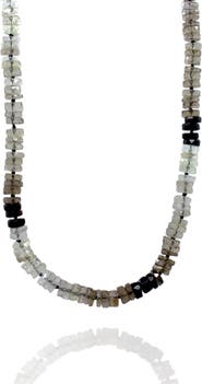 C. GRASSI Faceted Gemstone Necklace - Smoky Quartz Ombre