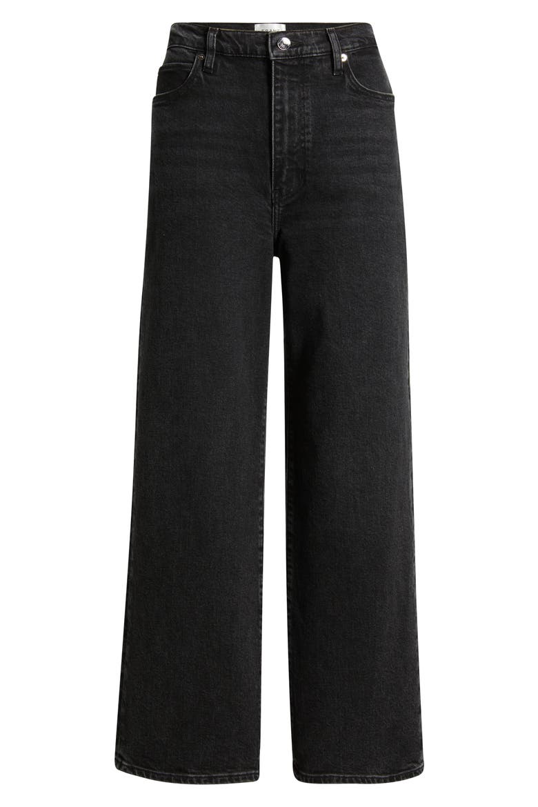 The Wide High Waist Ankle Wide Leg Jeans, Alternate, color, DECO