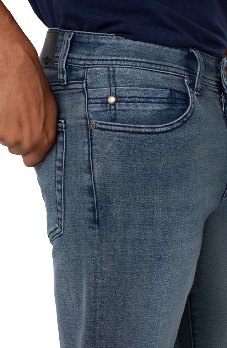 Liverpool Kingston Modern Stretch Straight Leg Jeans, Alternate, color, Portela