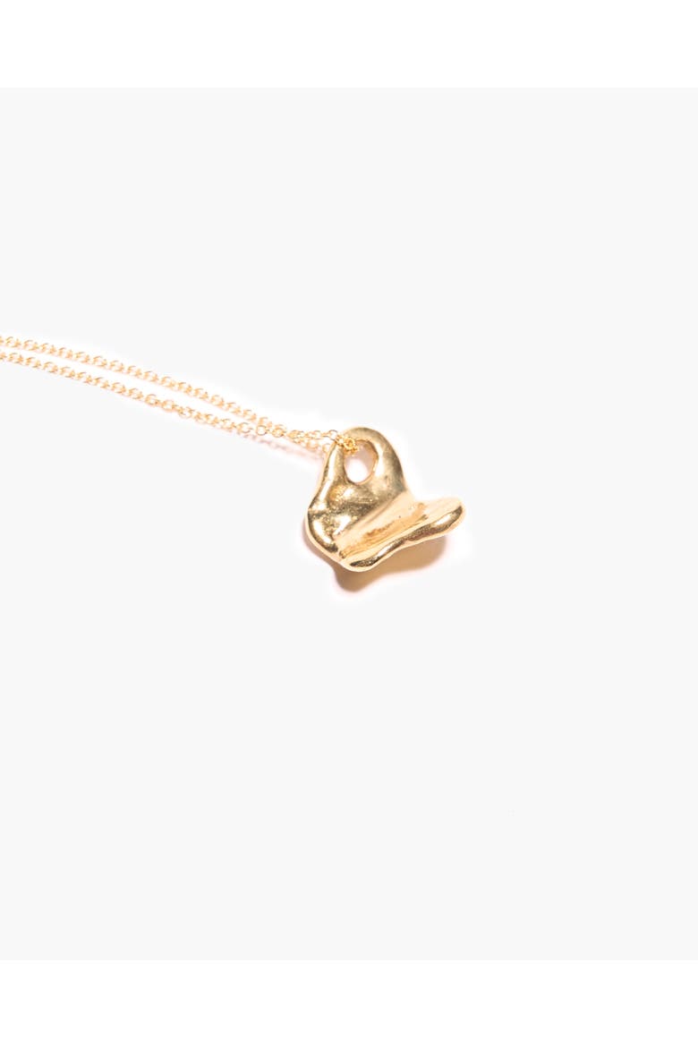Papillon Necklace, Main, color, Brass