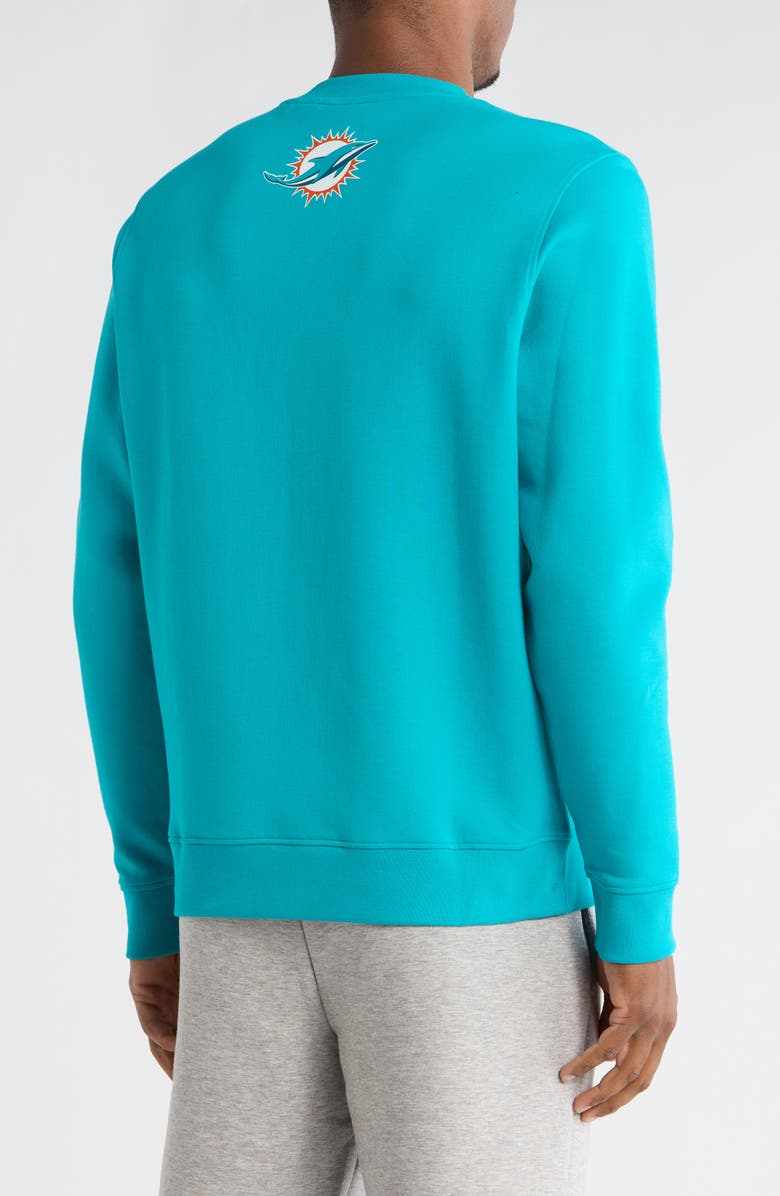 BOSS x NFL Miami Dolphins Sweatshirt, Alternate, color, Teal