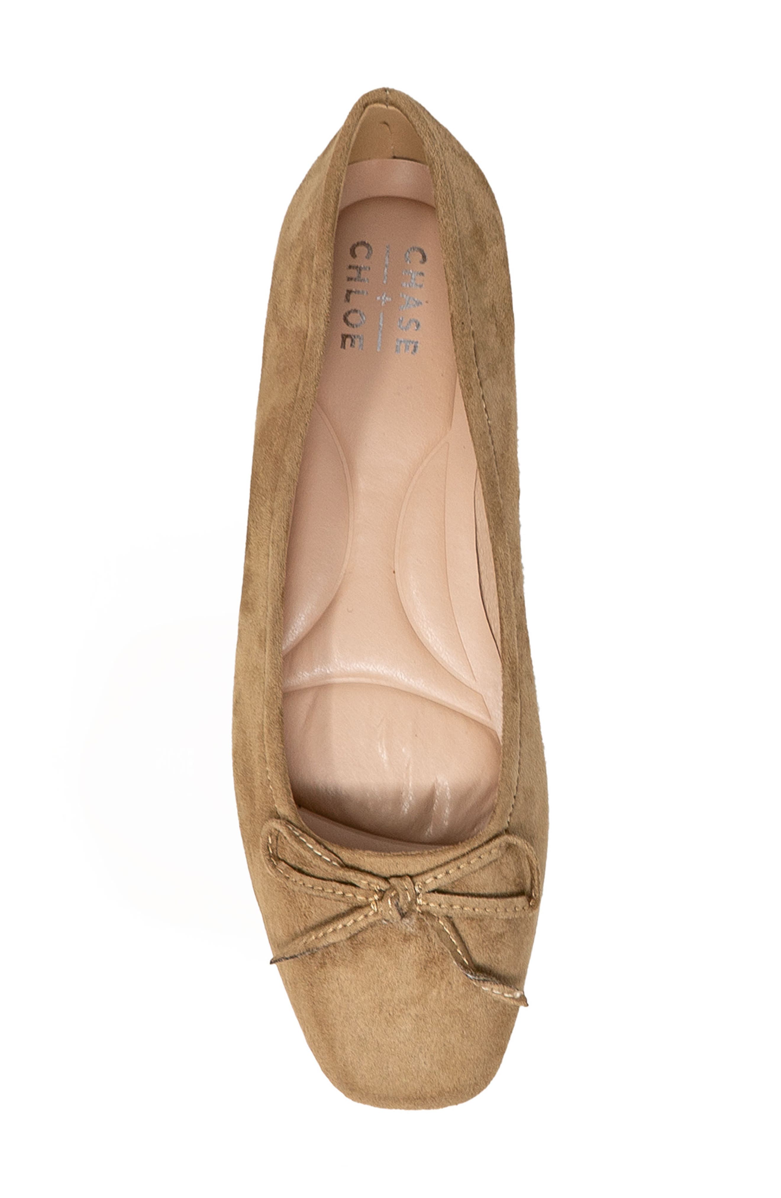 Bow Ballet Flat, Alternate, color, TAUPE