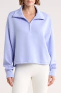 Z by Zella Whisper Knit Half Zip Sweatshirt