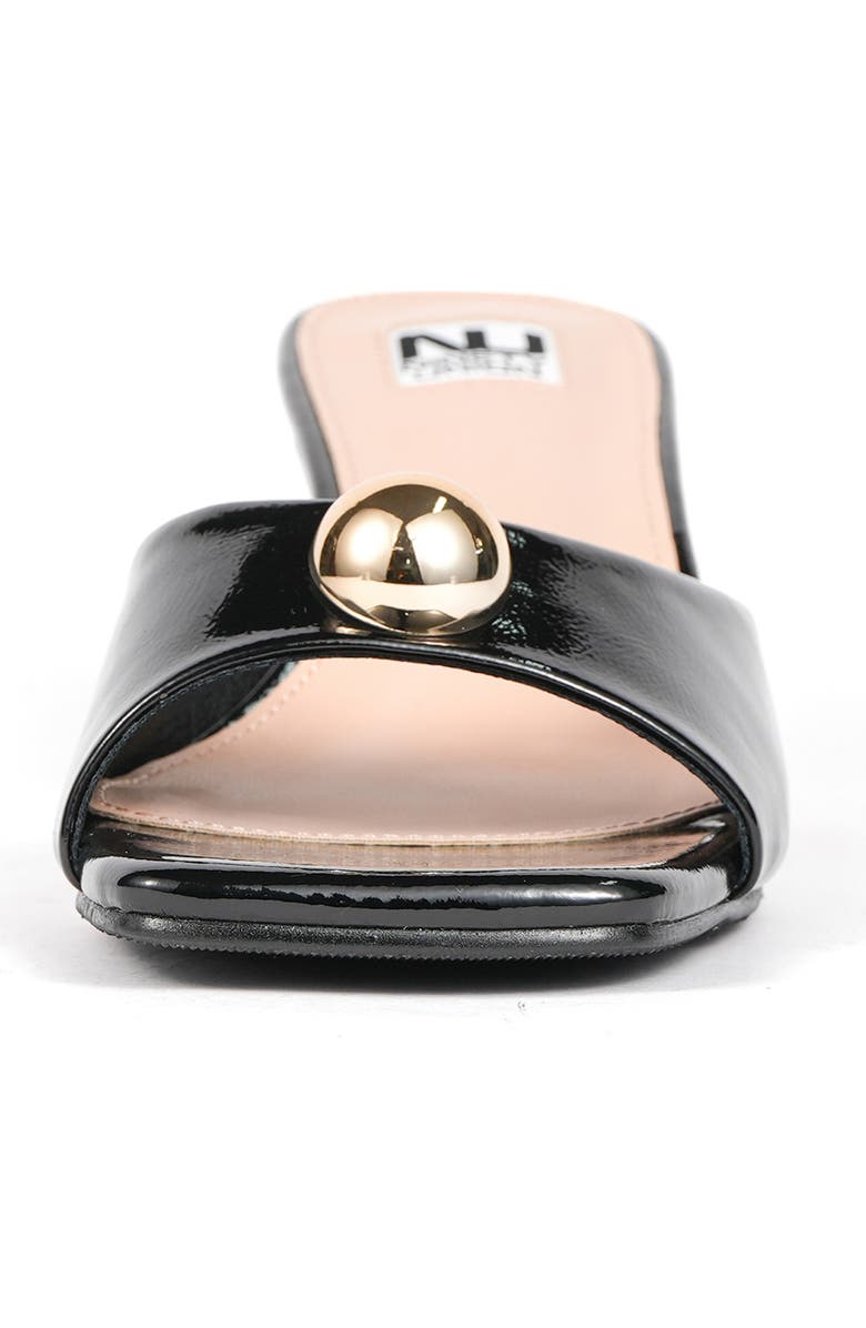 NINETY UNION Milano Orb Heel Slide Sandal, Alternate, color, Black