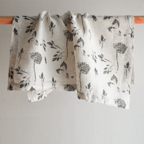 Floral Napkins, Natural Hydrangea