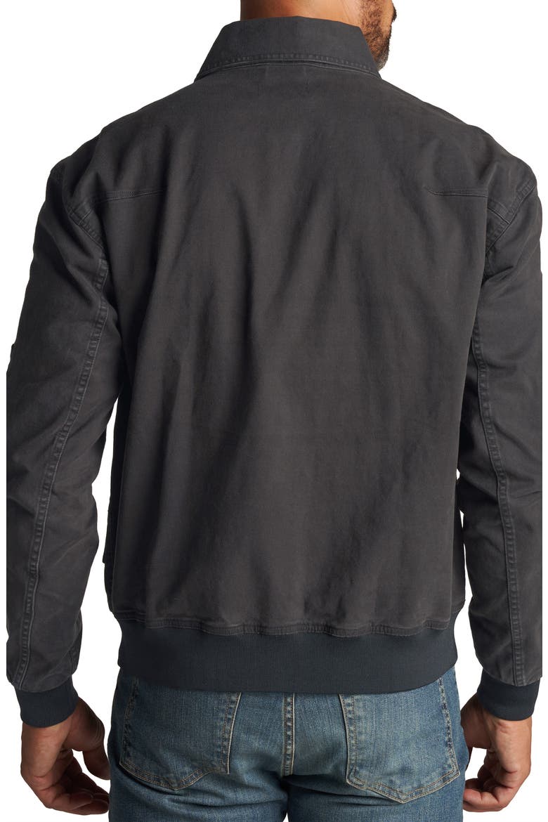 Dillon Twill Bomber Jacket, Alternate, color, FADED BLACK