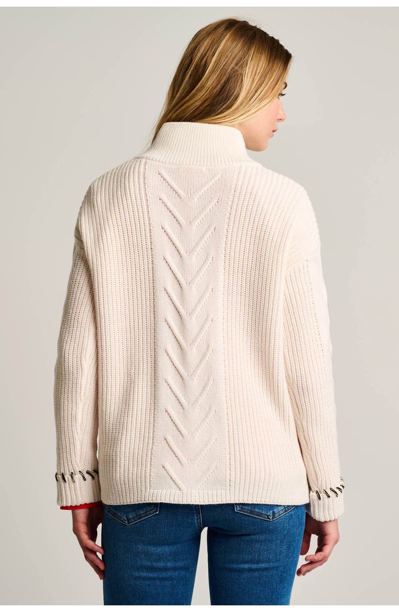 Lisa Todd Rule Bender Cardigan, Alternate, color, Snow