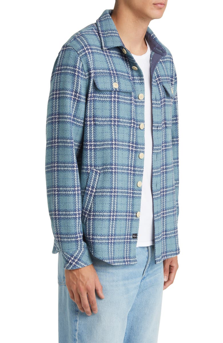 Rails Berkshire Herringbone Check Shirt Jacket, Alternate, color,