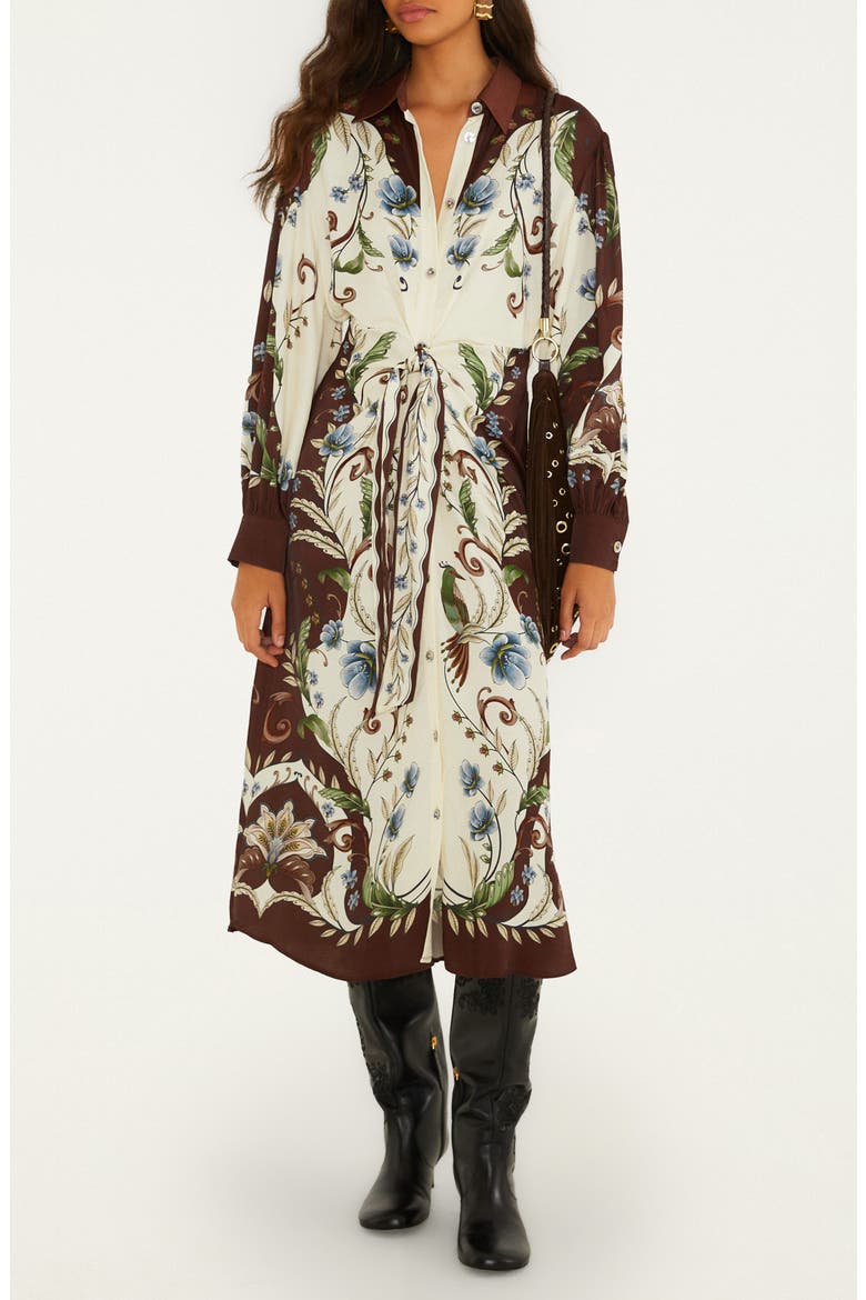 Millena Midi Shirt Dress, Main, color, MILLENA WINTER WHITE