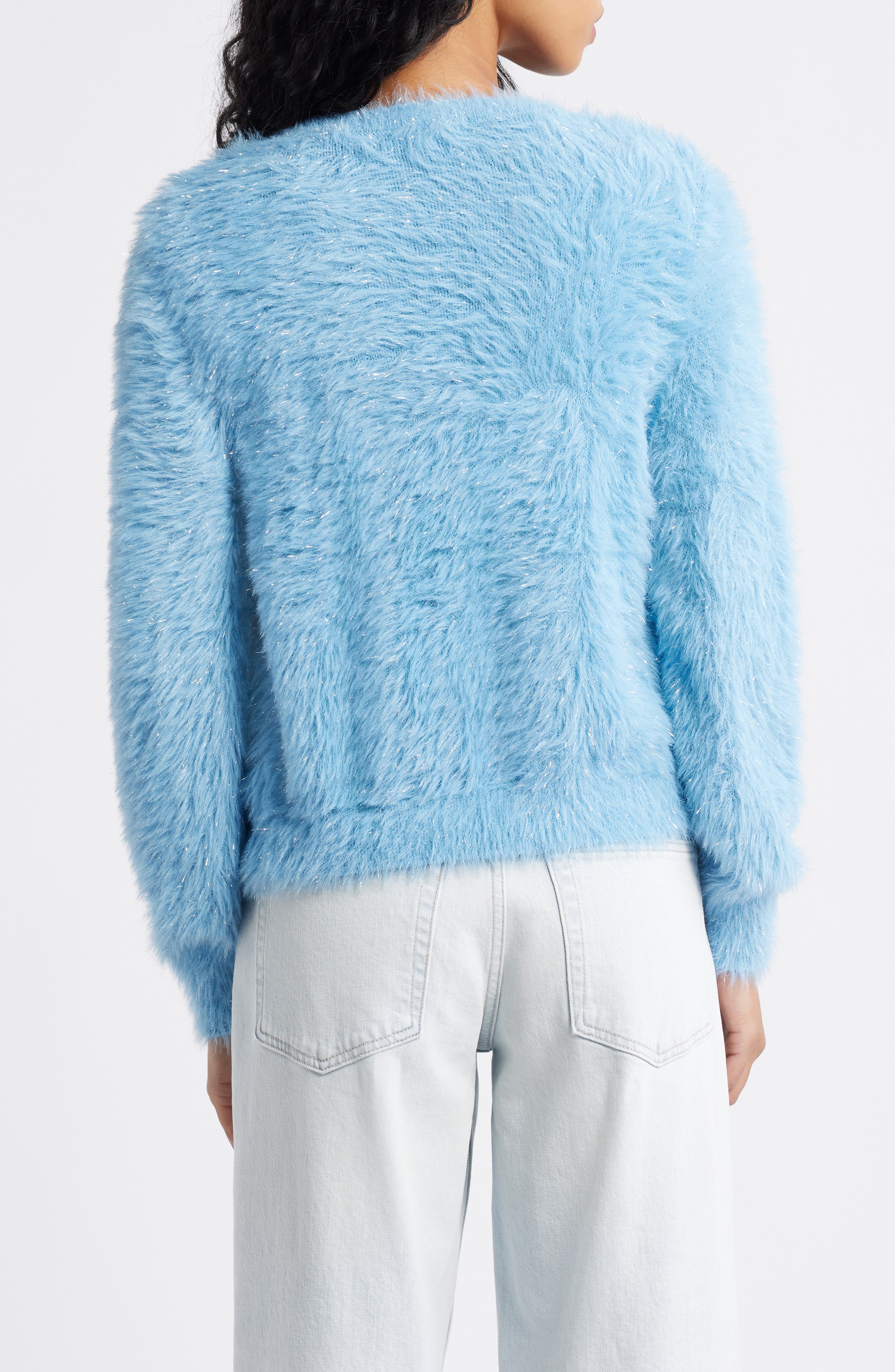 Sparkle Fuzzy Cardigan - image 2