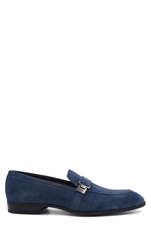 Bruno Magli Arlo Loafer In Light Blue Suede