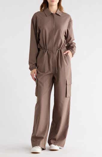 Beyond Yoga Long Sleeve Cargo Jumpsuit