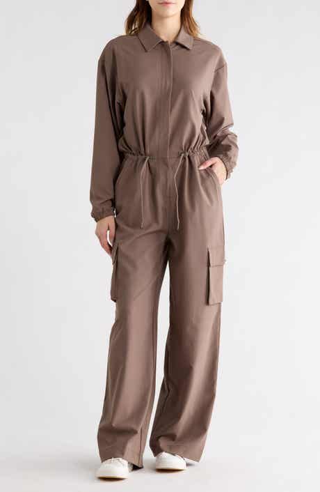 Beyond Yoga Long Sleeve Cargo Jumpsuit