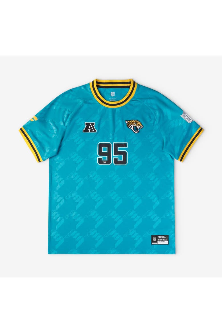 Men's Fanatics Teal Jacksonville Jaguars Football x Football Fan Top, Main, color, Teal