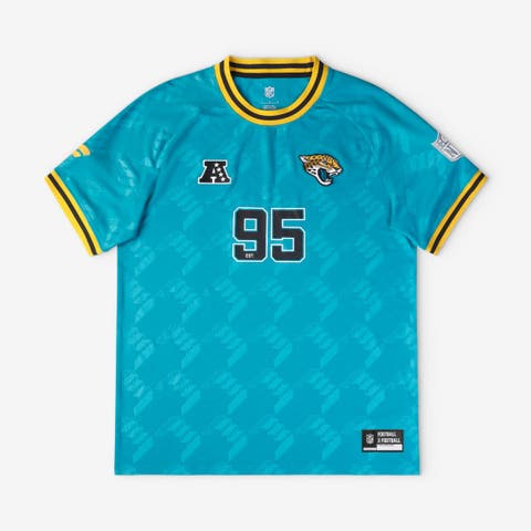Men's Fanatics Teal Jacksonville Jaguars Football x Football Fan Top