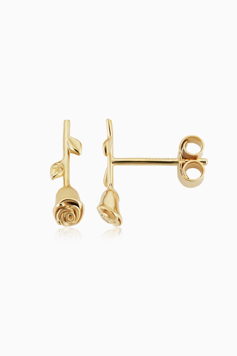 14K Gold Kiss From A Rose Studs, Alternate, color, Yellow Gold