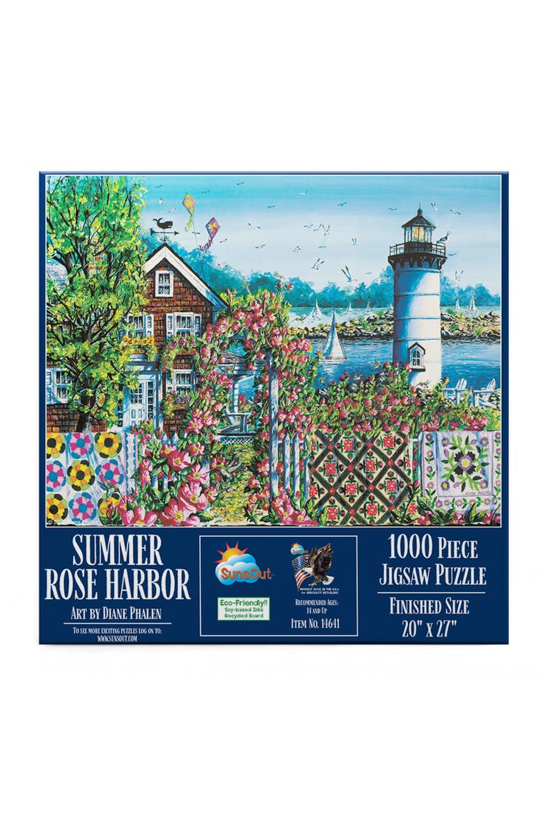 Summer Rose Harbor 1000 piece Jigsaw Puzzle for Adults, Alternate, color, Multicolor