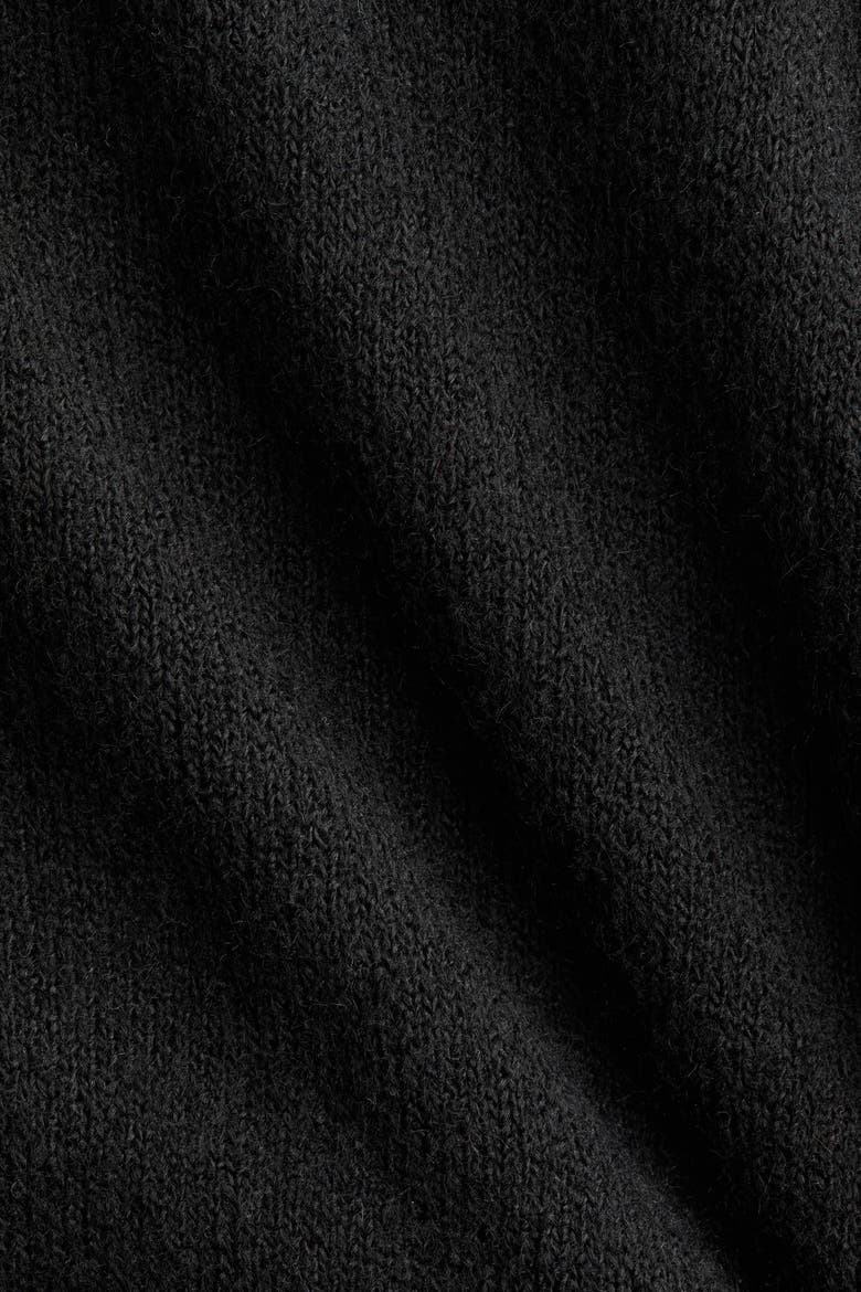 Knit sweater, Alternate, color, Black