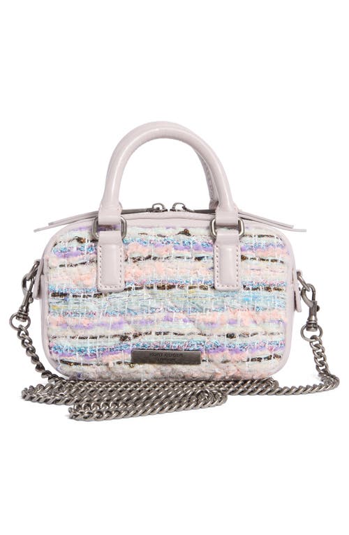 Kurt Geiger London Extra Small Kensington Duffle Crossbody Bag In Pink Combo