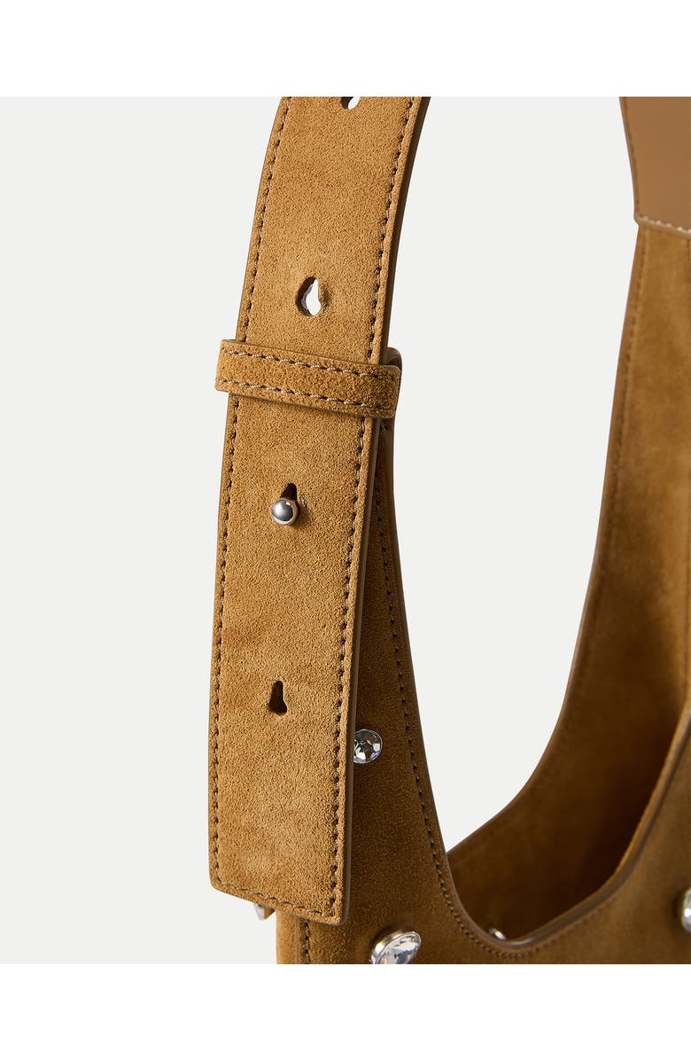 Veronica Beard Small Crystal Loop Bag, Alternate, color, Acorn