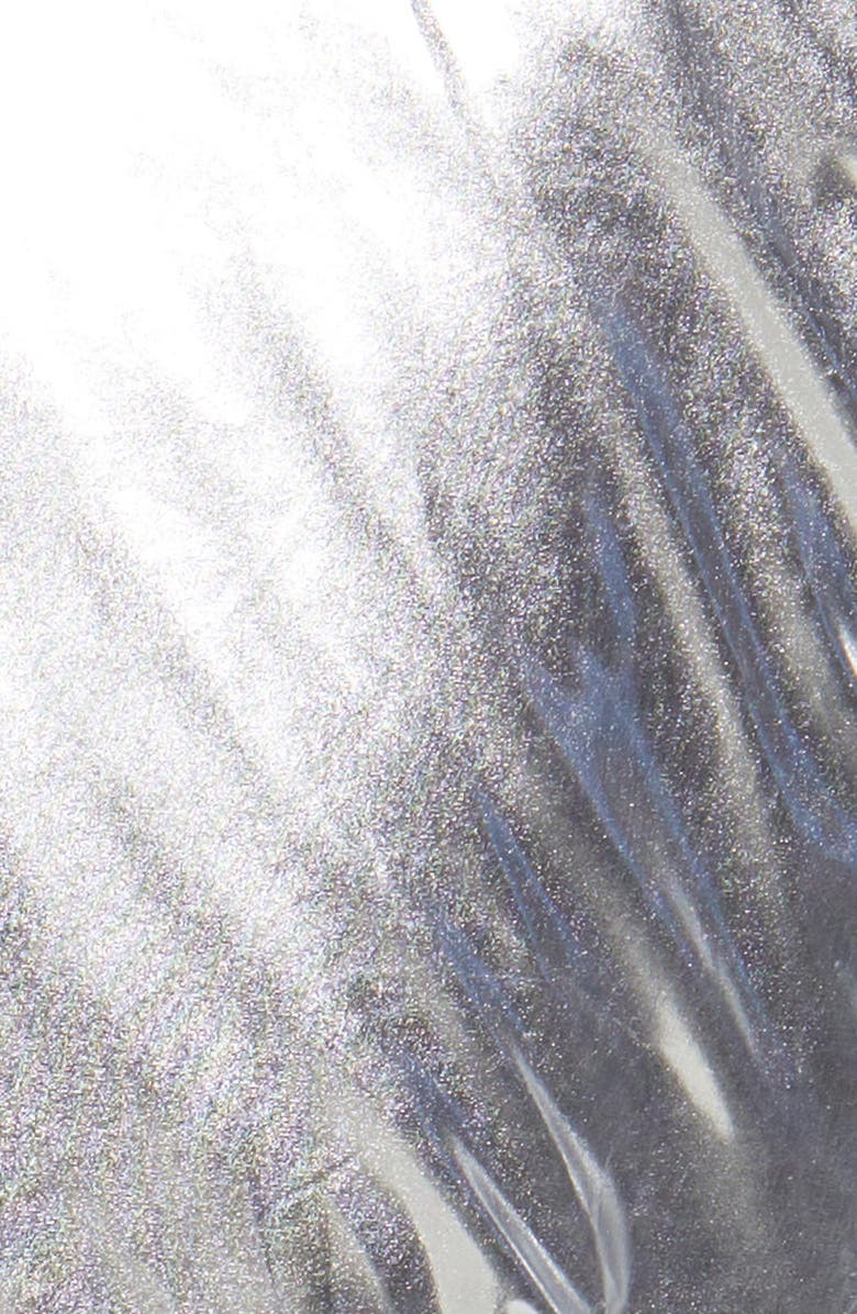 AZALEA WANG Metallic Puffer Jacket with Faux Fur Trim, Alternate, color,