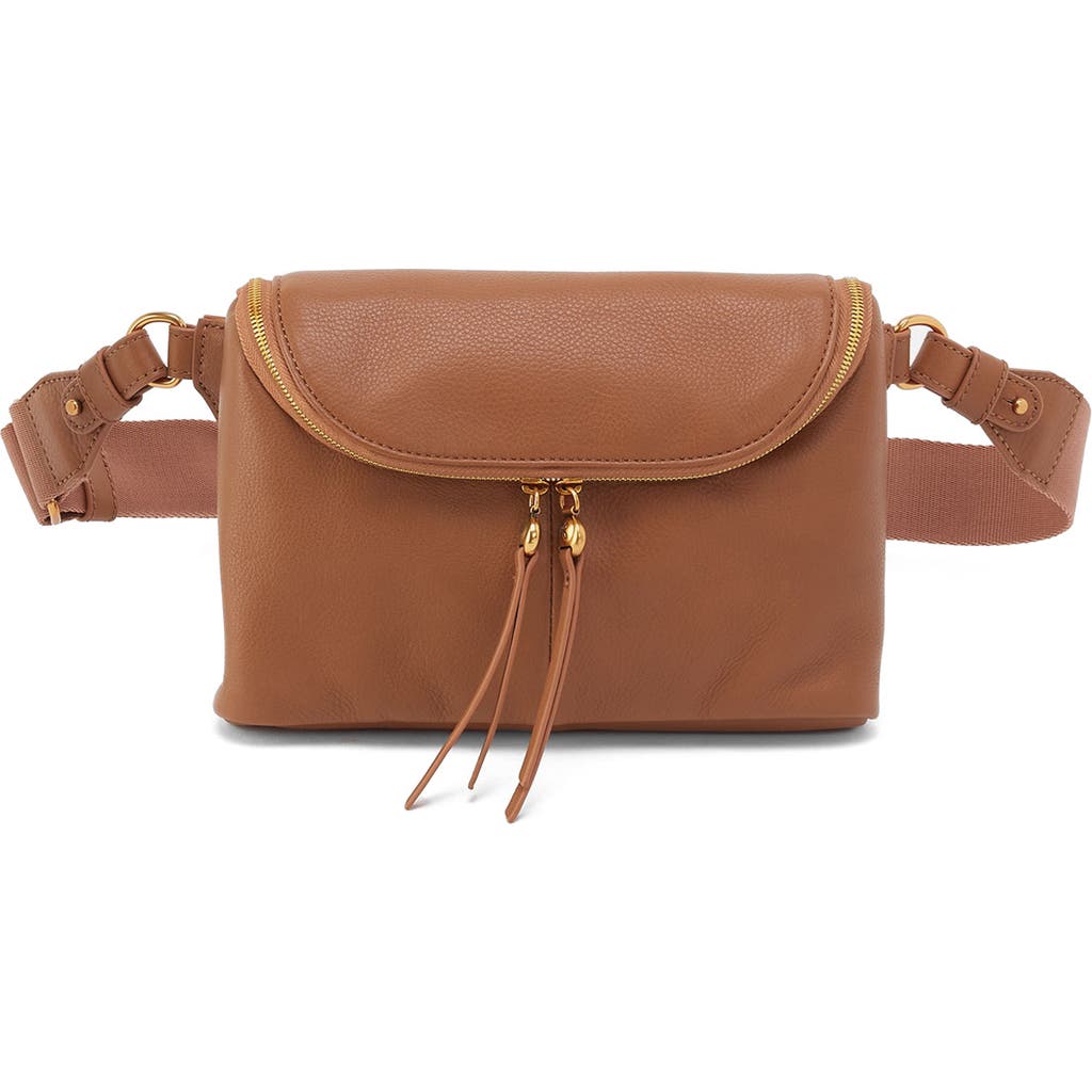 Shop Hobo Large Fern Belt Bag In Warm Honey