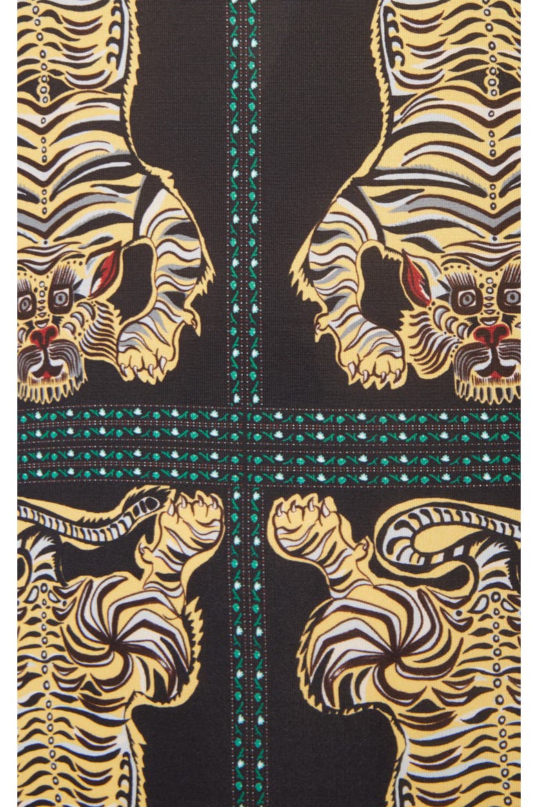 Drifter Dress, Alternate, color, Tiger Tiles Black