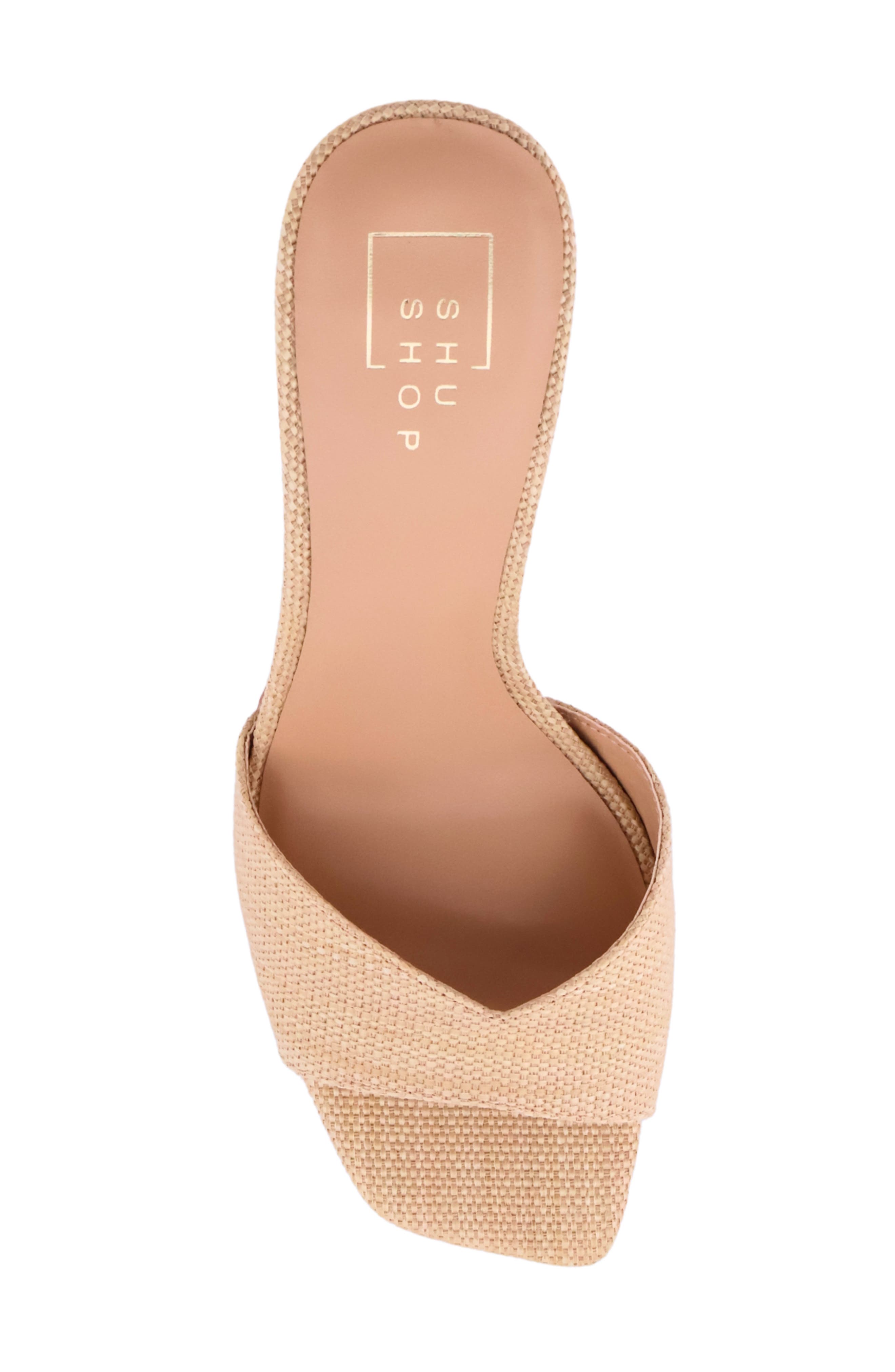Holiday Slide Sandal, Alternate, color, RAFFIA
